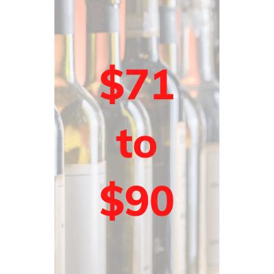 Wines $71-$90