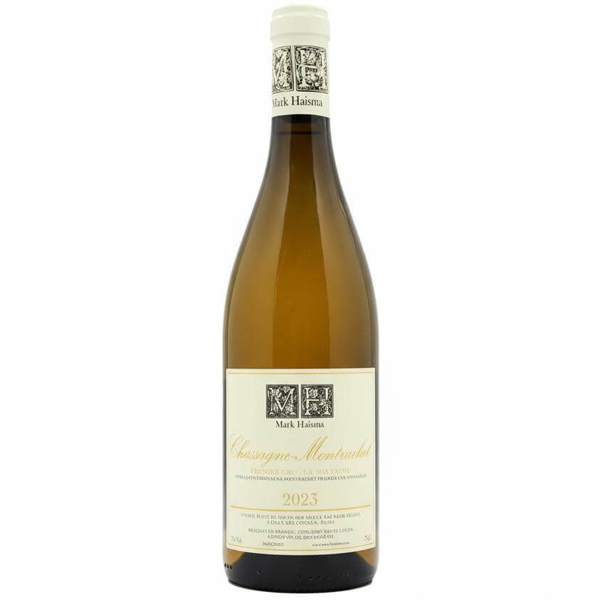 Mark Haisma Chassagne Montrachet 2023 white wine bottle from Burgundy, France