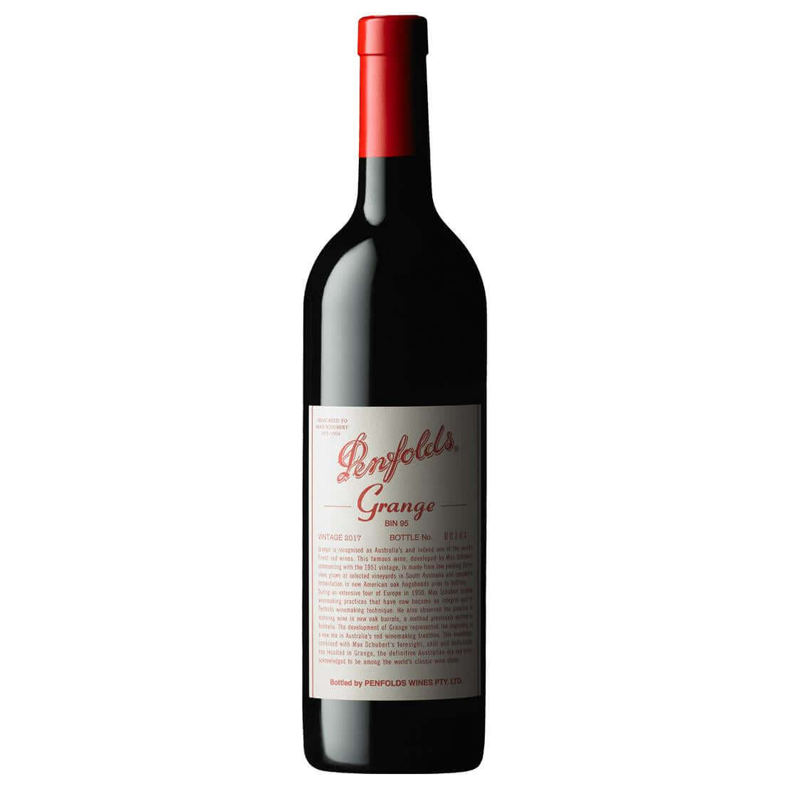 Penfolds Grange Bin 95 Shiraz, Australia's most famous wine, a powerful and complex Shiraz
