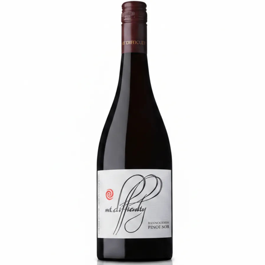 Mt Difficulty Bannockburn Pinot Noir wine bottle from Central Otago, New Zealand - Curated Wines