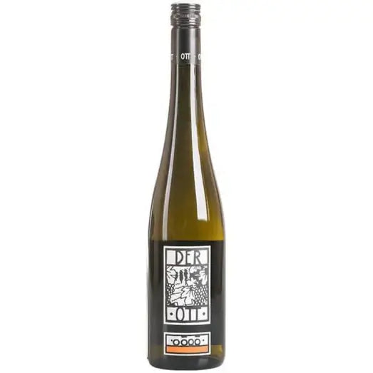 Bernhard Ott Der Ott Gruner Veltliner bottle showcasing its unique label and design.