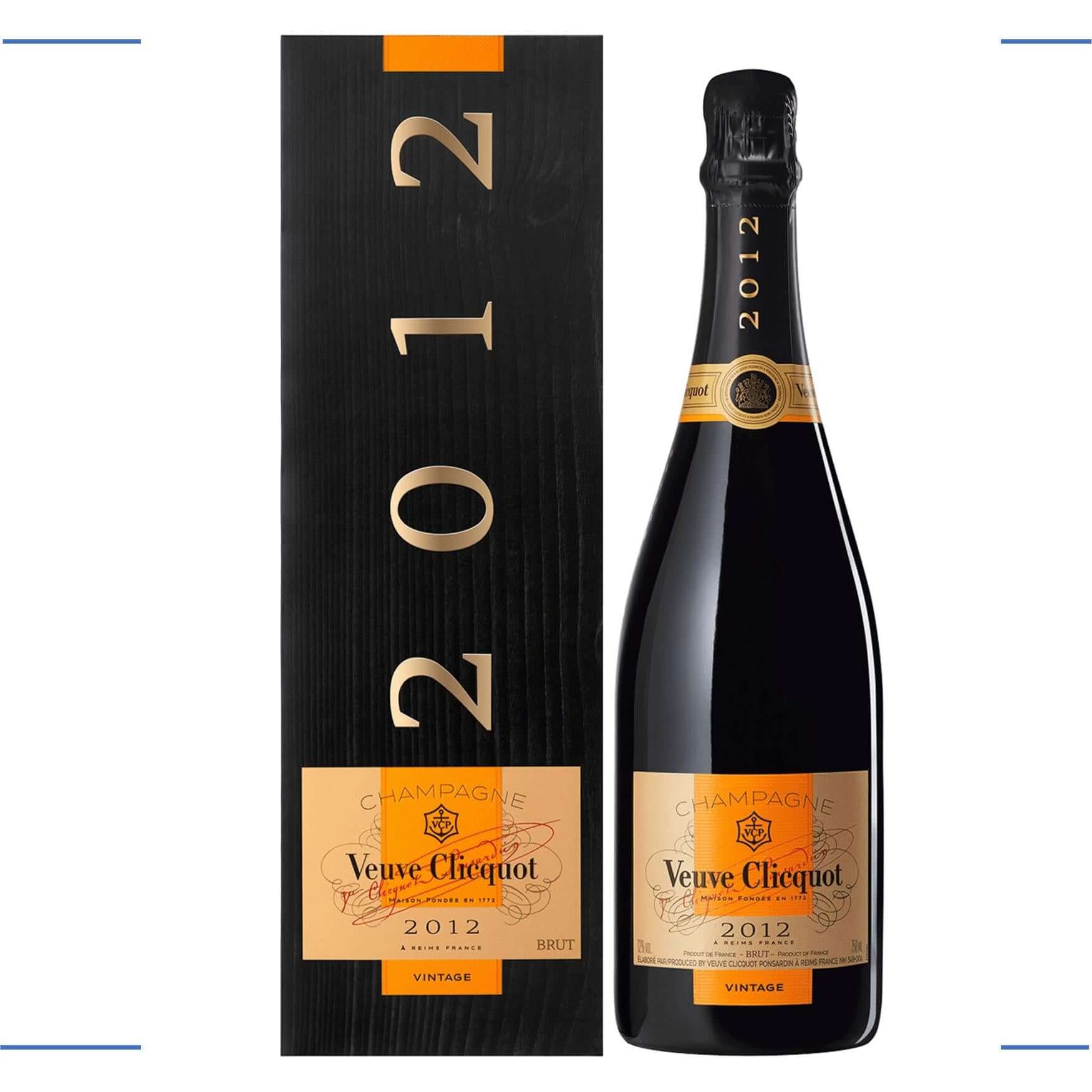 Veuve Clicquot Vintage Blanc Champagne 2012 in gift box