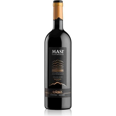 Masi Tupungato Corbec ORGANIC red wine bottle from Argentina