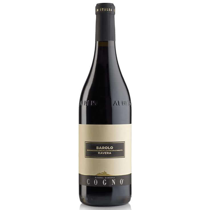 Elvio Cogno Barolo Ravera DOCG wine bottle from Piedmont, Italy