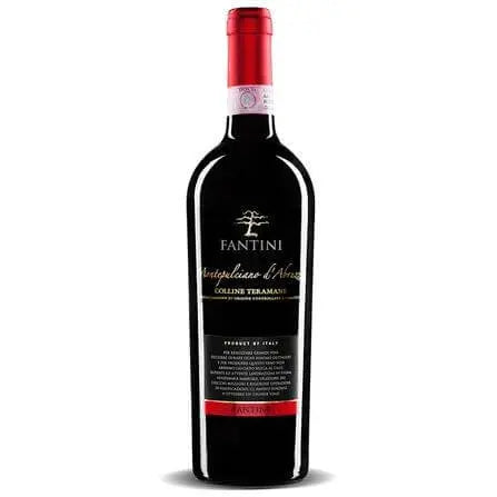 Farnese Colline Teramane Montepulciano D'abruzzo wine bottle with red foil and black label