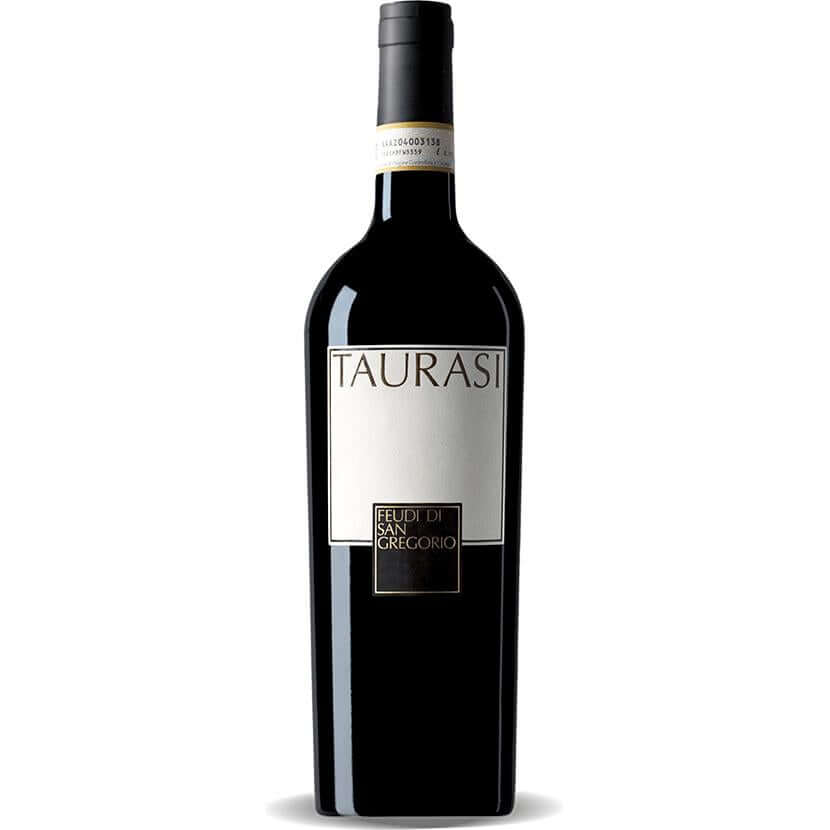 Feudi S Gregorio Taurasi DOCG Aglianico red wine bottle from South Italy