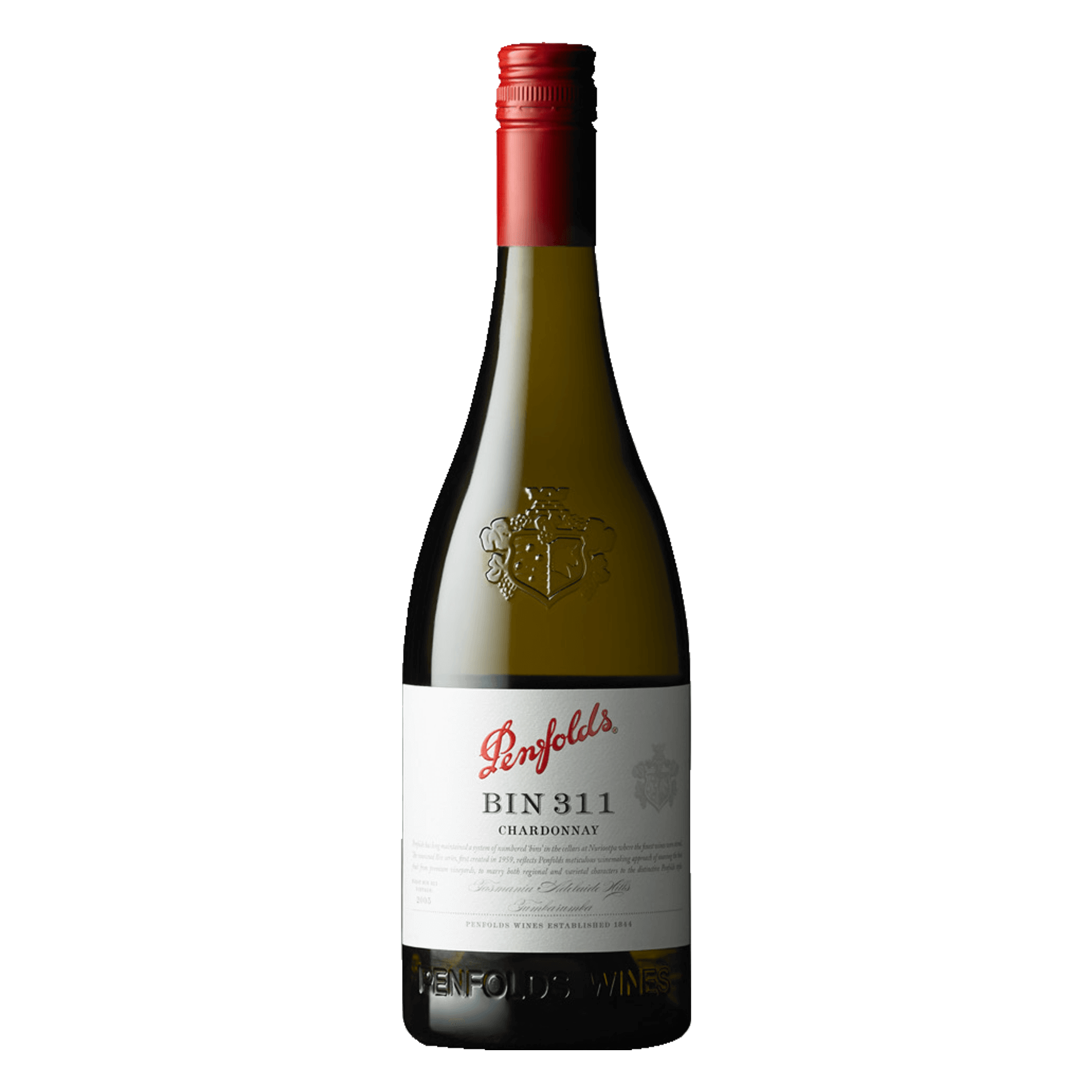 Penfolds Bin 311 Chardonnay Adelaide Hills Tumbarumba Tasmania - Curated Wines