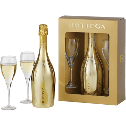 Bottega Prosecco Gold (Gift Box With 2 Flutes) - Curated Wines