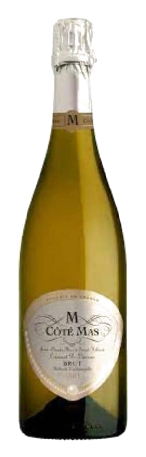Cote Mas Cremant De Limoux Brut sparkling wine from Limoux, France, with notes of green apple and citrus