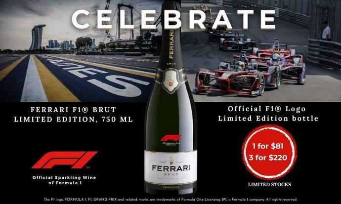 Know which bubbly will be popped on the podium at the Formula 1 race?