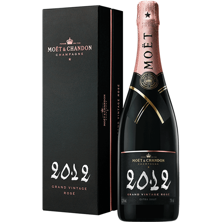 Moet & Chandon Grand Vintage Rose Champagne 2012 in Gift box