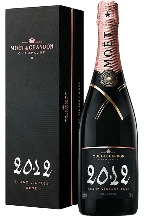 Moet & Chandon Grand Vintage Rose Champagne 2012 in Gift box