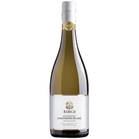 Babich Marlborough Sauvignon Blanc wine bottle showcasing its elegant design and vibrant character.