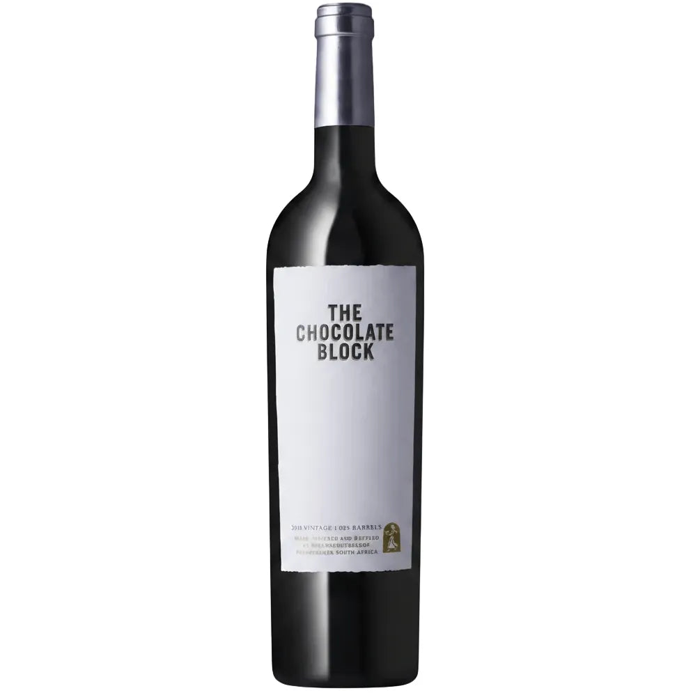 Boekenhoutskloof The Chocolate Block South African red wine bottle