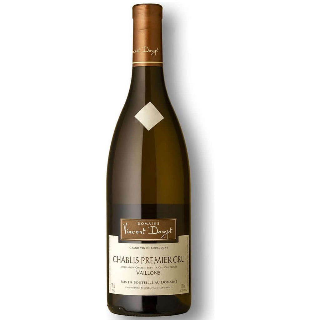 Domaine Vincent Dampt Chablis 1Er Cru Vaillons wine bottle from Chablis, France
