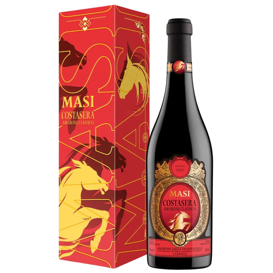 Masi Costasera Amarone Classico with CNY Horse branding and Gift box - Limited Edition