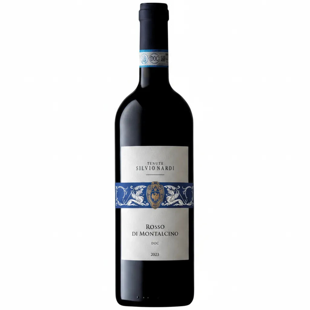 Tenute Silvio Nardi Rosso Di Montalcino Doc wine bottle from Tuscany, Italy