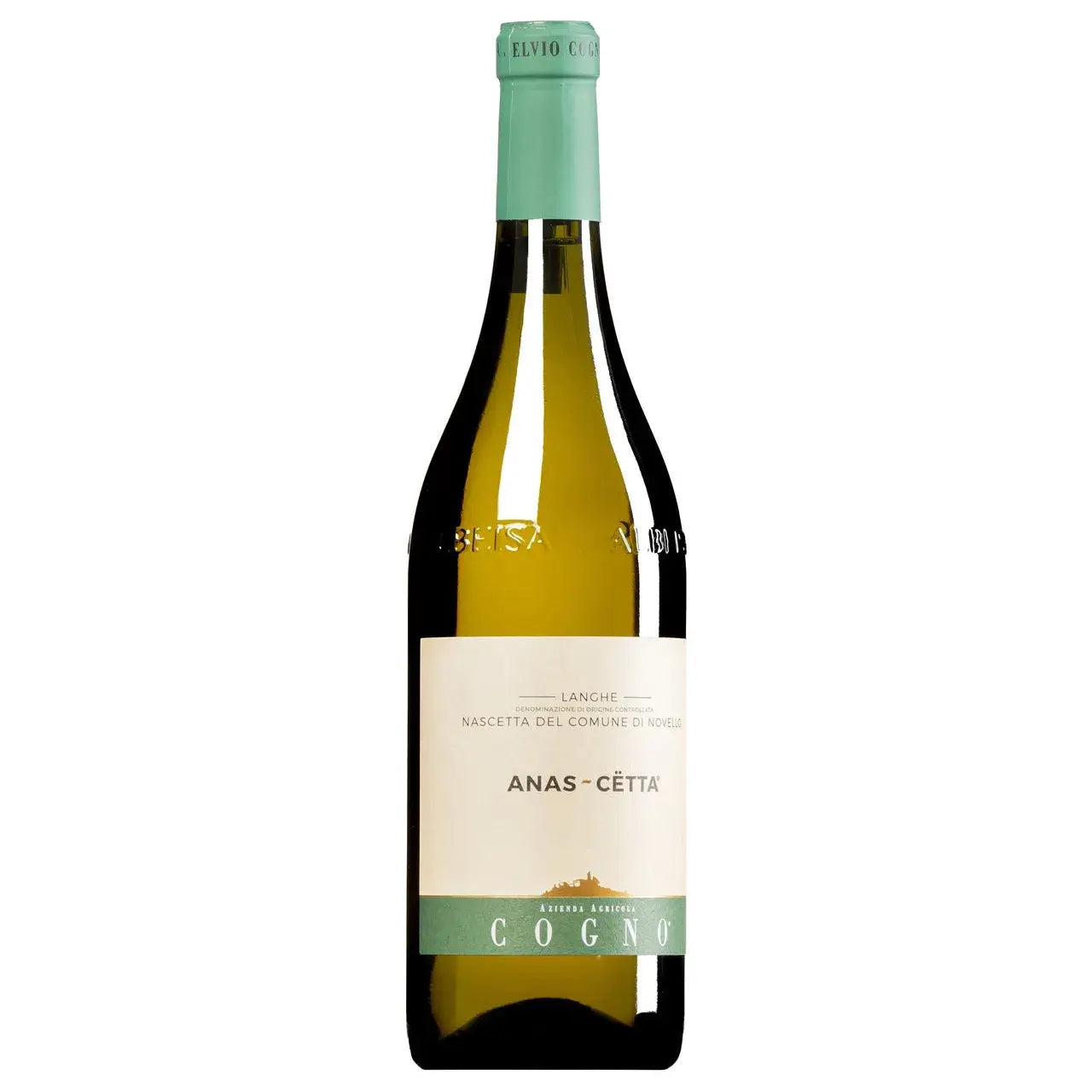 Elvio Cogno Anas-Cetta Langhe Doc with Gift box, a distinctive white wine with a brilliant straw-yellow color.