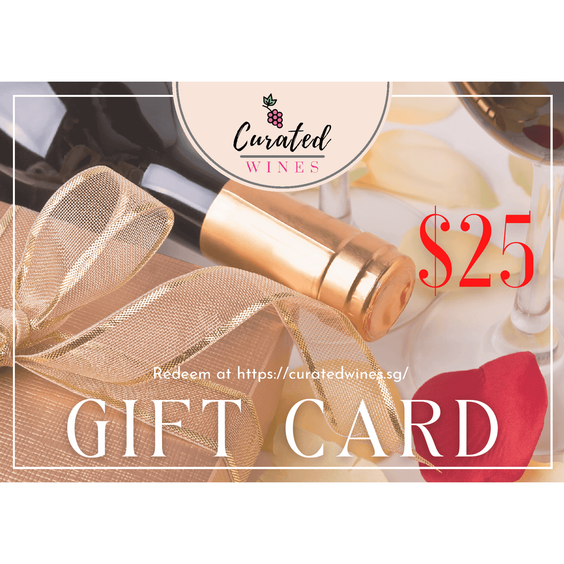 Curated Wines Gift Card Curated Wines