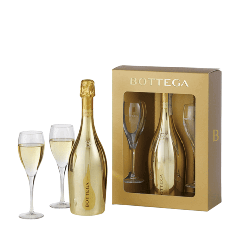 Bottega Prosecco Gold (Gift Box With 2 Flutes) - Curated Wines